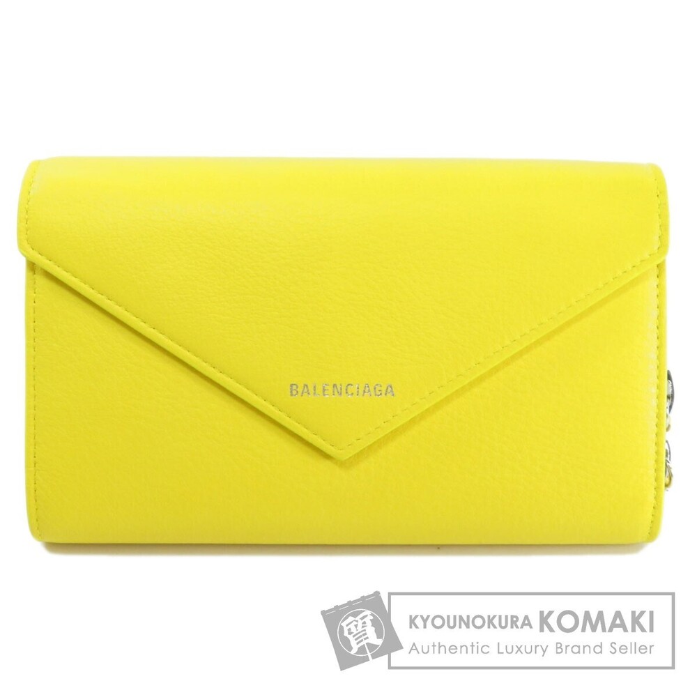 Balenciaga Paper Money Long Wallet Leather